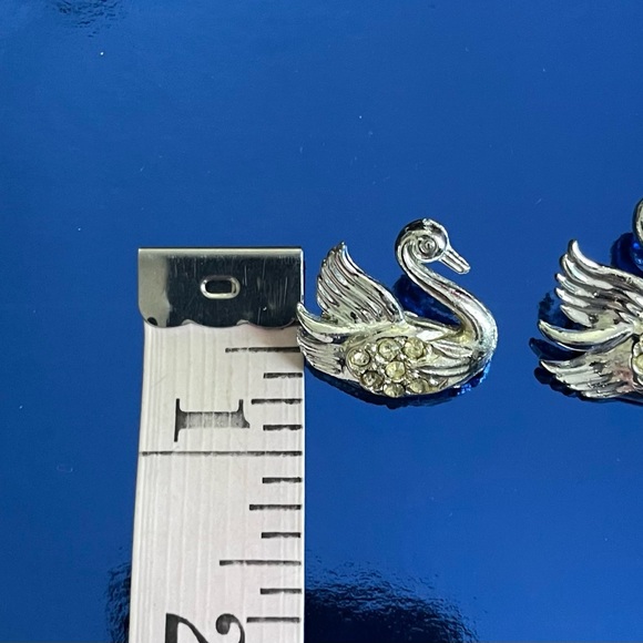 Vintage Mother & Baby Swan Brooches - Picture 5 of 6